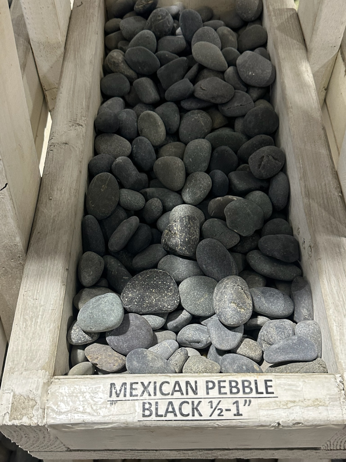 Black pebble samples